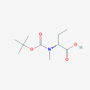 molecular formula C10H19NO4 B1373875 Boc-N-methyl-D-2-aminobutyric acid CAS No. 287210-80-4