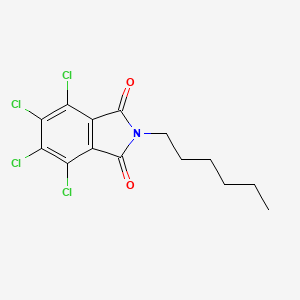 1H-Isoindole-1,3(2H)-dione, 4,5,6,7-tetrachloro-2-hexyl-