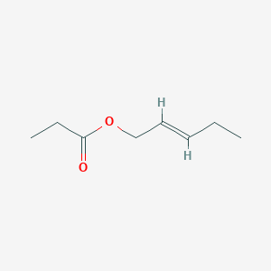 molecular formula C8H14O2 B13738769 (E)-2-Methylpent-2-en-1-yl acetate CAS No. 41414-72-6