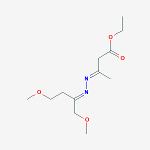 ethyl (3E)-3-[(E)-1,4-dimethoxybutan-2-ylidenehydrazinylidene]butanoate