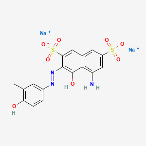 8-Amino-2-(4-hydroxy-3-methylphenyl)azo-1-naphthol-3,6-disulfonic acid disodium salt