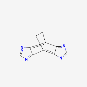 3,5,9,11-tetrazatetracyclo[5.5.2.02,6.08,12]tetradeca-1,3,5,7,9,11-hexaene