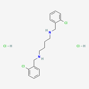 Tetramethylenediamine, N,N'-bis(o-chlorobenzyl)-, dihydrochloride