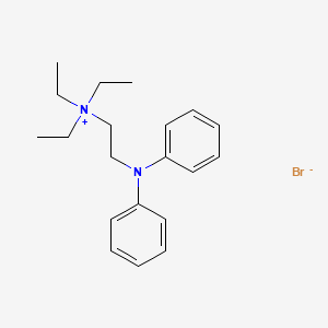 molecular formula C20H29BrN2 B13738896 (2-(Diphenylamino)ethyl)triethylammonium bromide CAS No. 2933-24-6