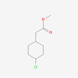 molecular formula C9H15ClO2 B13738928 (4-Chloro-cyclohexyl)-acetic acid methyl ester 