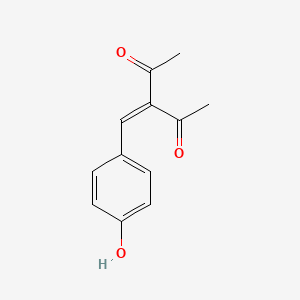 p-Hydroxy-beta,beta-diacetylstyrene