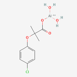 (2-(4-Chlorophenoxy)-2-methylpropionato-O1)dihydroxyaluminium