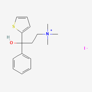 (3-Hydroxy-3-phenyl-3-(2-thienyl)propyl)trimethylammonium iodide