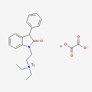 1,3-Dihydro-1-(2-(diethylamino)ethyl)-3-phenyl-2H-indol-2-one oxalate