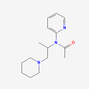 N-(1-Methyl-2-(1-piperidinyl)ethyl)-N-2-pyridinylacetamide