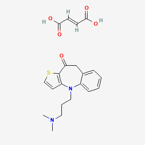 10-Oxo-4-(gamma-dimethylaminopropyl)-9,10-dihydro-(4H)-thieno-(3,2-b)(f)-benzazepine fumarate