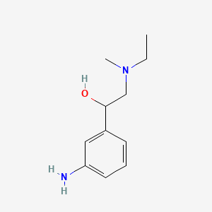 alpha-(m-Aminophenyl)-beta-ethylmethylaminoethanol