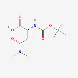 (R)-2-((tert-Butoxycarbonyl)amino)-4-(dimethylamino)-4-oxobutanoic acid