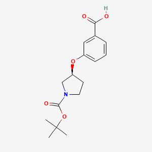 (S)-1-Boc-3-(3-carboxy-phenoxy)-pyrrolidine