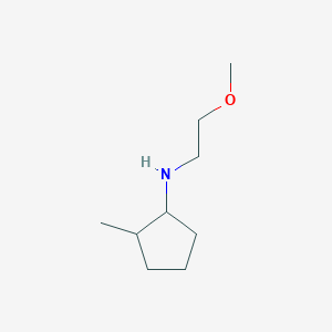 molecular formula C9H19NO B1373928 N-(2-甲氧基乙基)-2-甲基环戊烷-1-胺 CAS No. 1340323-75-2