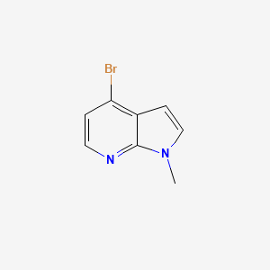 molecular formula C8H7BrN2 B1373930 4-溴-1-甲基-1H-吡咯并[2,3-B]吡啶 CAS No. 1234616-25-1