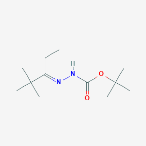 (E)-Tert-butyl 2-(2,2-dimethylpentan-3-ylidene)hydrazinecarboxylate