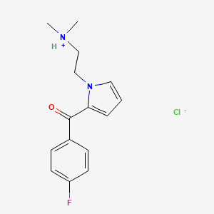 1-(2-(Dimethylamino)ethyl)-2-(p-fluorobenzoyl)pyrrole monohydrochloride