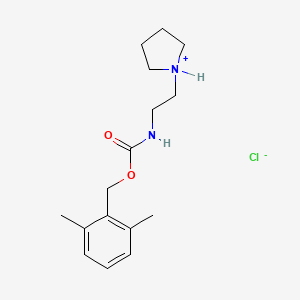 2,6-Dimethylbenzyl N-(2-pyrrolidinylethyl)carbamate hydrochloride