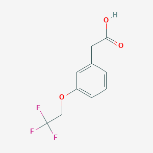 2-[3-(2,2,2-Trifluoroethoxy)phenyl]acetic acid