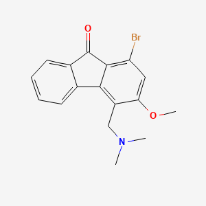 Fluoren-9-one, 1-bromo-4-(dimethylamino)methyl-3-methoxy-