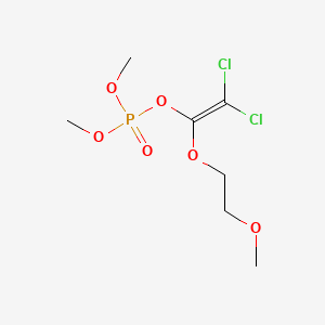 Phosphoric acid, (2,2-dichloro-1-(2-methoxyethoxy)vinyl) dimethyl ester