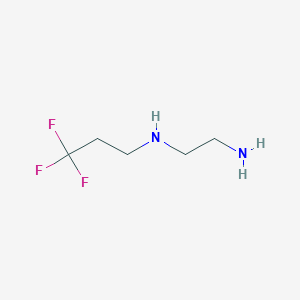 molecular formula C5H11F3N2 B1373981 (2-Aminoethyl)(3,3,3-trifluoropropyl)amine CAS No. 1340301-80-5
