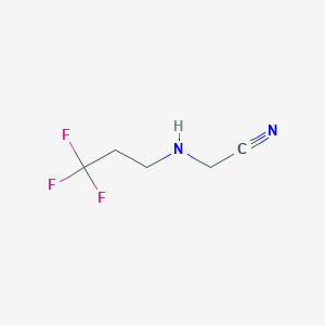 2-[(3,3,3-Trifluoropropyl)amino]acetonitrile