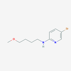 molecular formula C10H15BrN2O B1373998 5-溴-N-(4-甲氧基丁基)吡啶-2-胺 CAS No. 1292445-77-2