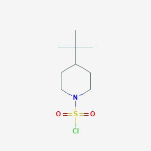 molecular formula C9H18ClNO2S B1374003 4-Tert-butylpiperidine-1-sulfonyl chloride CAS No. 1251076-14-8