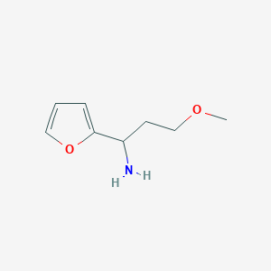 1-(Furan-2-yl)-3-methoxypropan-1-amine