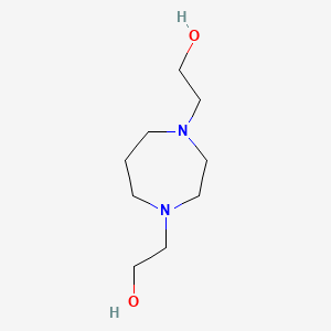 molecular formula C9H20N2O2 B1374013 2-[4-(2-Hydroxyethyl)-1,4-diazepan-1-yl]ethan-1-ol CAS No. 1343779-44-1