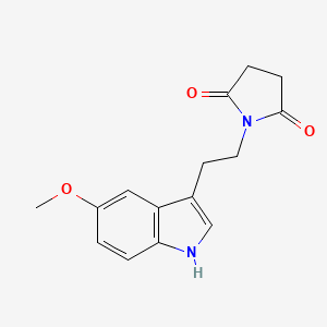 1-[2-(5-Methoxy-1H-indol-3-yl)ethyl]pyrrolidin-2,5-dione