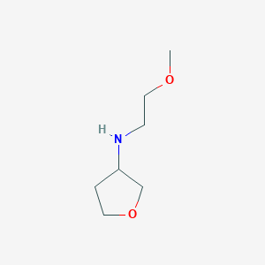 molecular formula C7H15NO2 B1374021 N-(2-methoxyethyl)oxolan-3-amine CAS No. 1343974-39-9