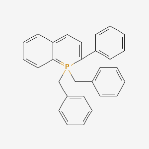 Phosphinoline,1,1-dihydro-2-phenyl-1,1-bis(phenylmethyl)-