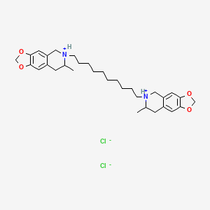 6,6'-Decamethylenebis(5,6,7,8-tetrahydro-7-methyl-1,3-dioxolo(4,5-g)isoquinoline) 2HCl