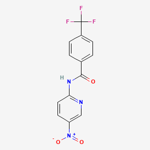 N-(5-Nitro-2-pyridyl)-4-(trifluoromethyl)benzamide