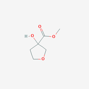 molecular formula C6H10O4 B1374027 Methyl 3-hydroxyoxolane-3-carboxylate CAS No. 1342035-97-5