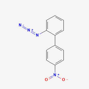 molecular formula C12H8N4O2 B13740273 2-Azido-4'-nitro-1,1'-biphenyl CAS No. 14191-25-4