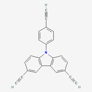 3,6-Diethynyl-9-(4-ethynylphenyl)-9H-carbazole