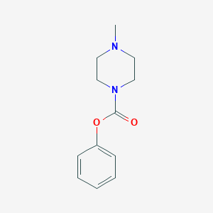 molecular formula C12H16N2O2 B137404 4-甲基哌嗪-1-羧酸苯酯 CAS No. 132906-06-0