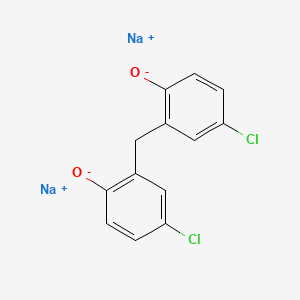 molecular formula C13H8Cl2Na2O2 B13740467 Dichlorophen disodium salt CAS No. 22232-25-3