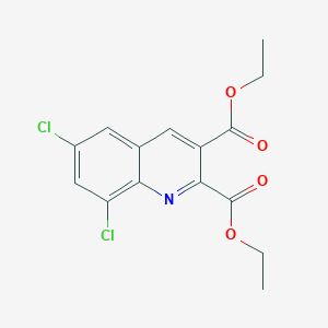 Diethyl 6,8-dichloroquinoline-2,3-dicarboxylate