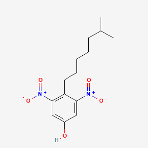 molecular formula C14H20N2O5 B13740496 Phenol, isooctyldinitro- CAS No. 37224-61-6