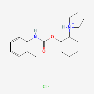 2-(Diethylamino)cyclohexyl 2,6-dimethylcarbanilate hydrochloride