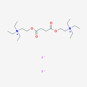 triethyl-[2-[4-oxo-4-[2-(triethylazaniumyl)ethoxy]butanoyl]oxyethyl]azanium;diiodide