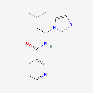 N-(1-Imidazol-1-yl-3-methyl-butyl)-nicotinamide