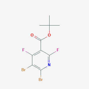 Tert-butyl 5,6-dibromo-2,4-difluoronicotinate