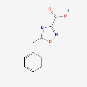 molecular formula C10H8N2O3 B1374062 5-Benzyl-1,2,4-oxadiazole-3-carboxylic acid CAS No. 19706-09-3