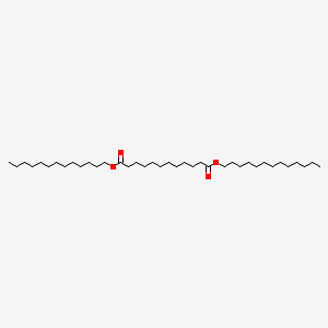 molecular formula C38H74O4 B13740633 Ditridecyl dodecanedioate CAS No. 27742-10-5